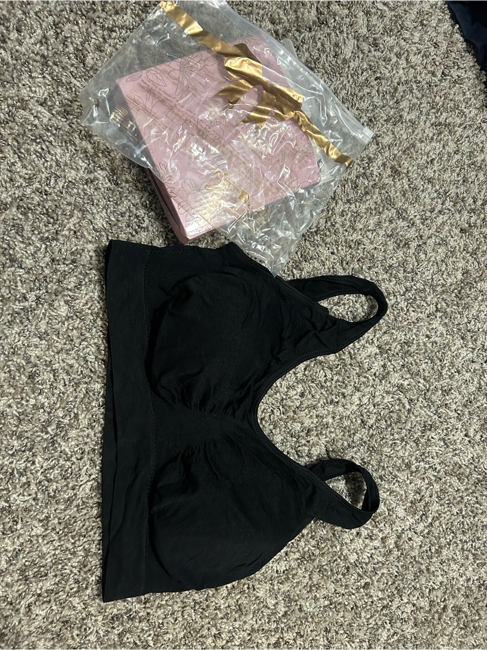 Black Sports Bra